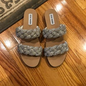 Steve Madden newbie rhinestone sandal